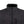 Black Radians heated vest showing the collar and zipper detail