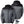 ActionHeat hooded puffer jacket in grey and black with included power bank and charging cable