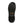 Black Dryshod boot outsole with deep tread pattern and orange logo