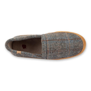 Acorn Men's Plaid Tweed Moccasin