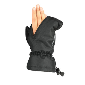 Seirus black convertible mitten with fingers exposed
