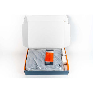ThermalStep product in open shipping box with instruction manual