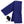 ActionHeat blue fleece scarf with battery pack requiring three AA batteries