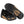 K1 Ice Cleats black and tan traction device attached to a black shoe
