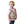 Child wearing a tan Polar Products cooling vest over a pink polo shirt