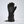 Gordini black leather and fabric winter glove with Downtek label
