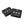 Two black Therm-ic S-Pack 2400 battery packs with three metal snap connectors