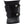 Black protective knee brace with adjustable straps and hexagonal branding