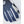 Hestra navy blue glove with white logo and trim