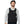 Man wearing a black Venture Heat heated vest over a grey long sleeve shirt