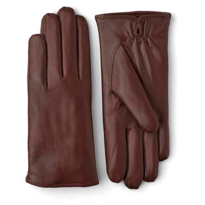 Hestra brown leather gloves