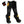 ActionHeat black battery heated socks with grey and yellow accents