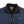 DeWalt blue heated jacket with black fleece collar and power button