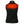 Back view of black Mobile Warming heated vest showing glowing red heating element on upper back