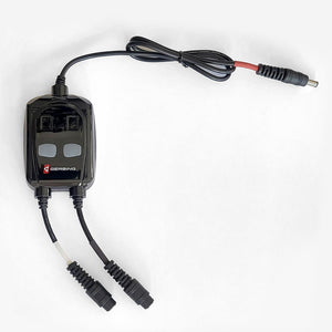 Gerbing dual portable temperature controller with three power cables and connectors