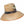 Kool Breeze straw hat with integrated solar fan and decorative leather band