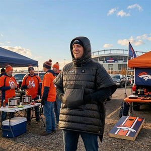 ActionHeat Denver Broncos Battery Heated Poncho