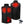 ActionHeat black heated vest showing heating element dimensions and battery pack connection