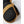 Hestra black and tan leather mitten