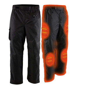 NexGen black heated trousers showing internal heating elements