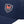 Navy blue Mission cap with perforated side panel and shield logo patch