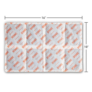 HotHands branded rectangular fabric measuring 16 inches by 10 inches