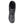 Top view of a black winter boot with a toggle lace system and textured rubber toe cap