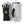 Hestra black and white leather ski gloves with carabiner