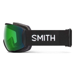 Smith Optics ski goggles with green lens and black strap