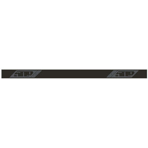 Black 509 goggle strap with grey brand logos
