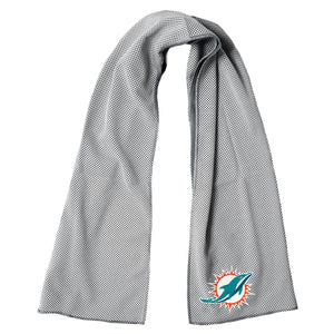 AlphaCool grey Miami Dolphins cooling towel