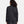 Back view of a person wearing a black softshell jacket with a high collar