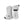 Hestra light grey insulated ski gloves with adjustable wrist straps and drawcord cuffs