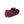 Cloud Nine Sheepskin burgundy suede moccasin slipper with lace detail