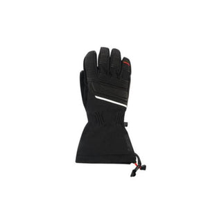 Black Level winter glove with white reflective stripe and adjustable wrist cord
