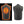 Milwaukee Leather heated black leather vest showing heating element location