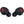 Black wireless earbuds with red Bigfoot logo