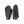Hestra black gloves with grip pattern on palms