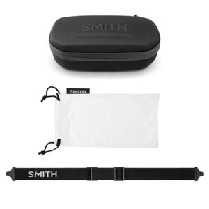 Smith protective eyewear case white microfiber pouch and black adjustable strap
