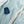 Shavel heated blanket controller on light blue textured fabric