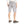 Back view of Helly Hansen grey cargo shorts on a person