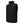Lenz black sleeveless vest with high collar and zippered chest pocket