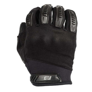 221B Tactical black protective glove with molded finger guards and wrist strap
