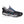 Black Diamond traction spikes attached to a grey and black running shoe