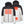 Mobile Warming hooded jacket showing front and back heating zones