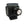 Black leather strap mount with a circular adjustment knob and silver center
