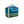 Kanga Coolers insulated soft cooler bag in teal and green with white trim