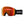 Smith Optics snow goggles with orange mirrored lens and black strap