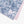 Mission cooling towel with blue and white tie dye pattern and logo