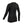 Black long sleeve compression shirt with textured back panel and logo